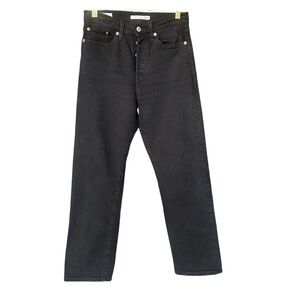 Levi's Wedgie Women's Black Straight Leg Jeans Size 25